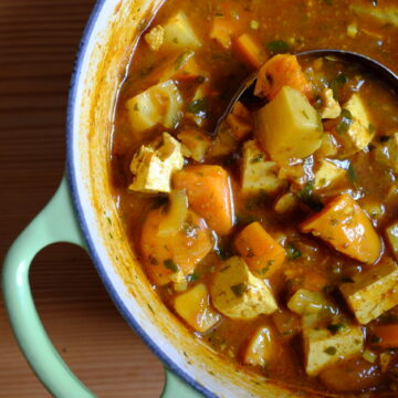 Root Vegetable and Apricot Stew
