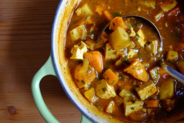 Root Vegetable and Apricot Stew
